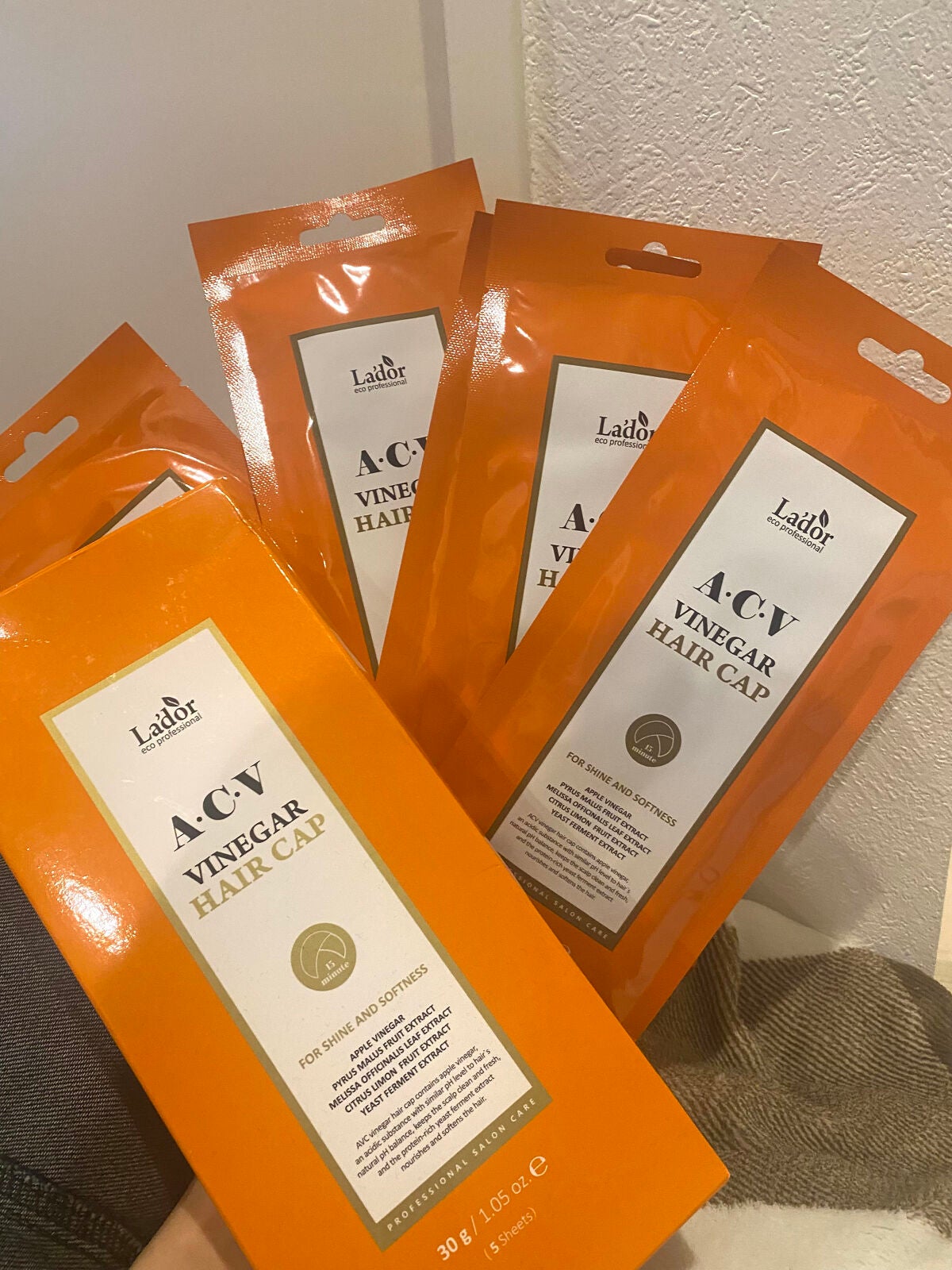 ACV VINEGAR HAIR CAP /La'dor/アウトバストリートメントを使ったクチコミ(2枚目)