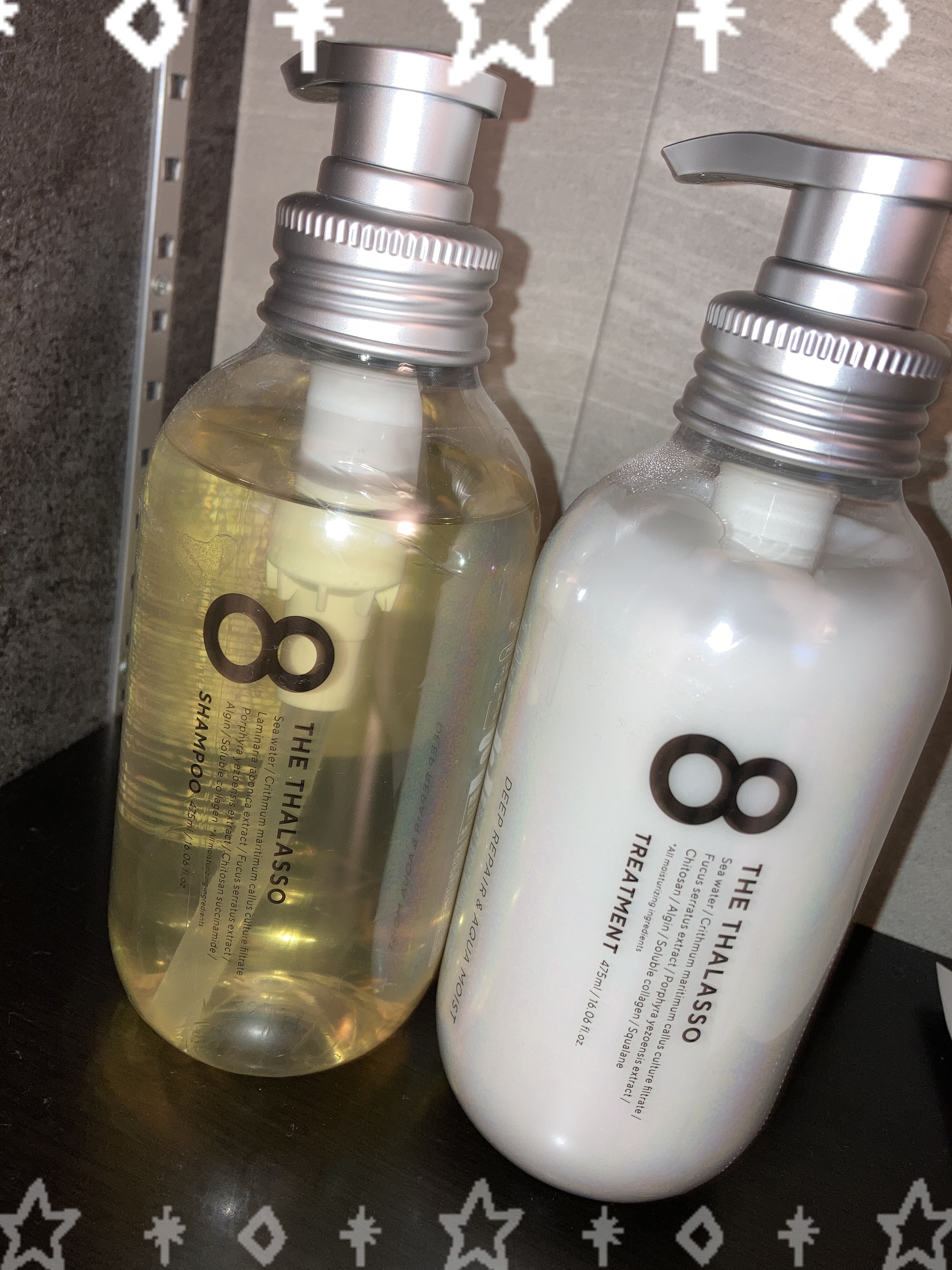 [旧商品]クレンジングリペア＆モイスト 美容液シャンプー／ディープリペア＆アクアモイスト 美容液トリートメント/エイトザタラソ/市販シャンプーを使ったクチコミ（1枚目）