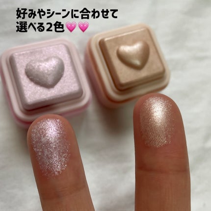 ミルクブリンハートライター/Colorgram/パウダーハイライトを使ったクチコミ(3枚目)