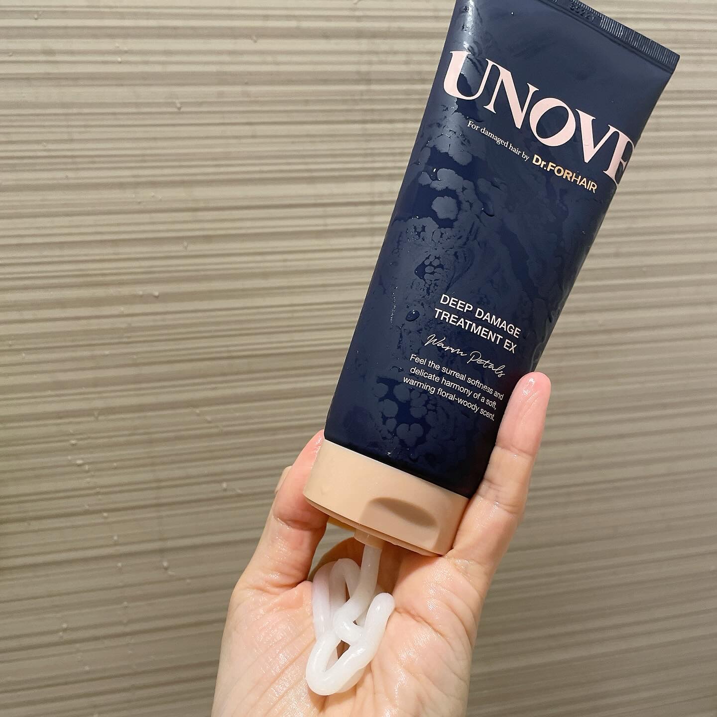 ディープダメージトリートメントEX/UNOVE/洗い流すヘアトリートメントを使ったクチコミ（2枚目）