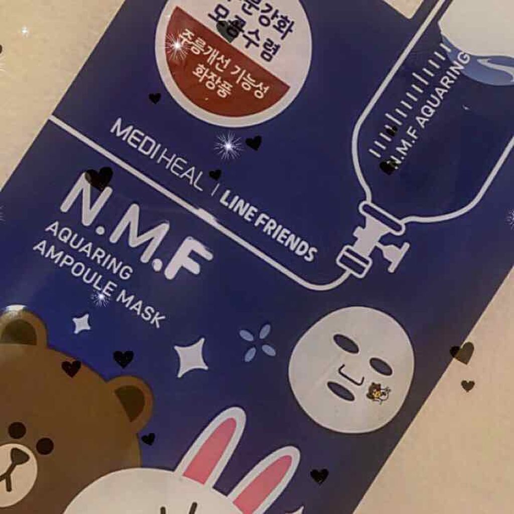 N.M.FアクアアンプルマスクJEX/MEDIHEAL/シートマスク・パックを使ったクチコミ（1枚目）