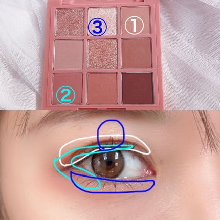 プレイカラーアイズ ミューリーロマンス/ETUDE/アイシャドウパレットを使ったクチコミ(4枚目)