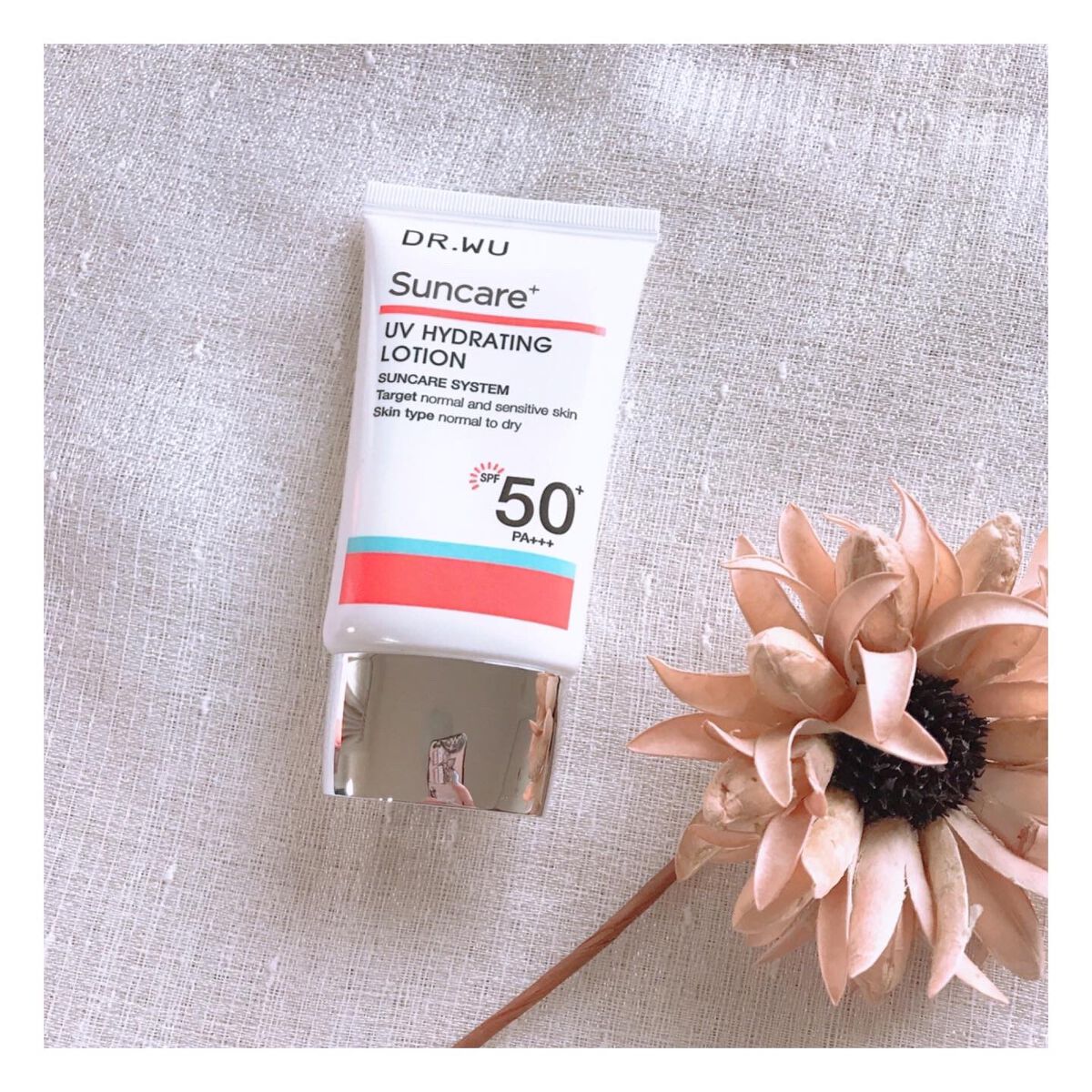 サンスクリーン+  モイスト日焼け止め＜日焼け止め＞/DR.WU/日焼け止めクリームを使ったクチコミ（1枚目）