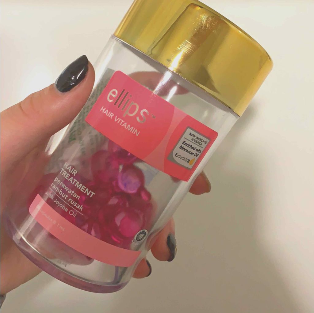 ヘアーオイル【トリートメント】/ellips/ヘアオイルを使ったクチコミ（2枚目）