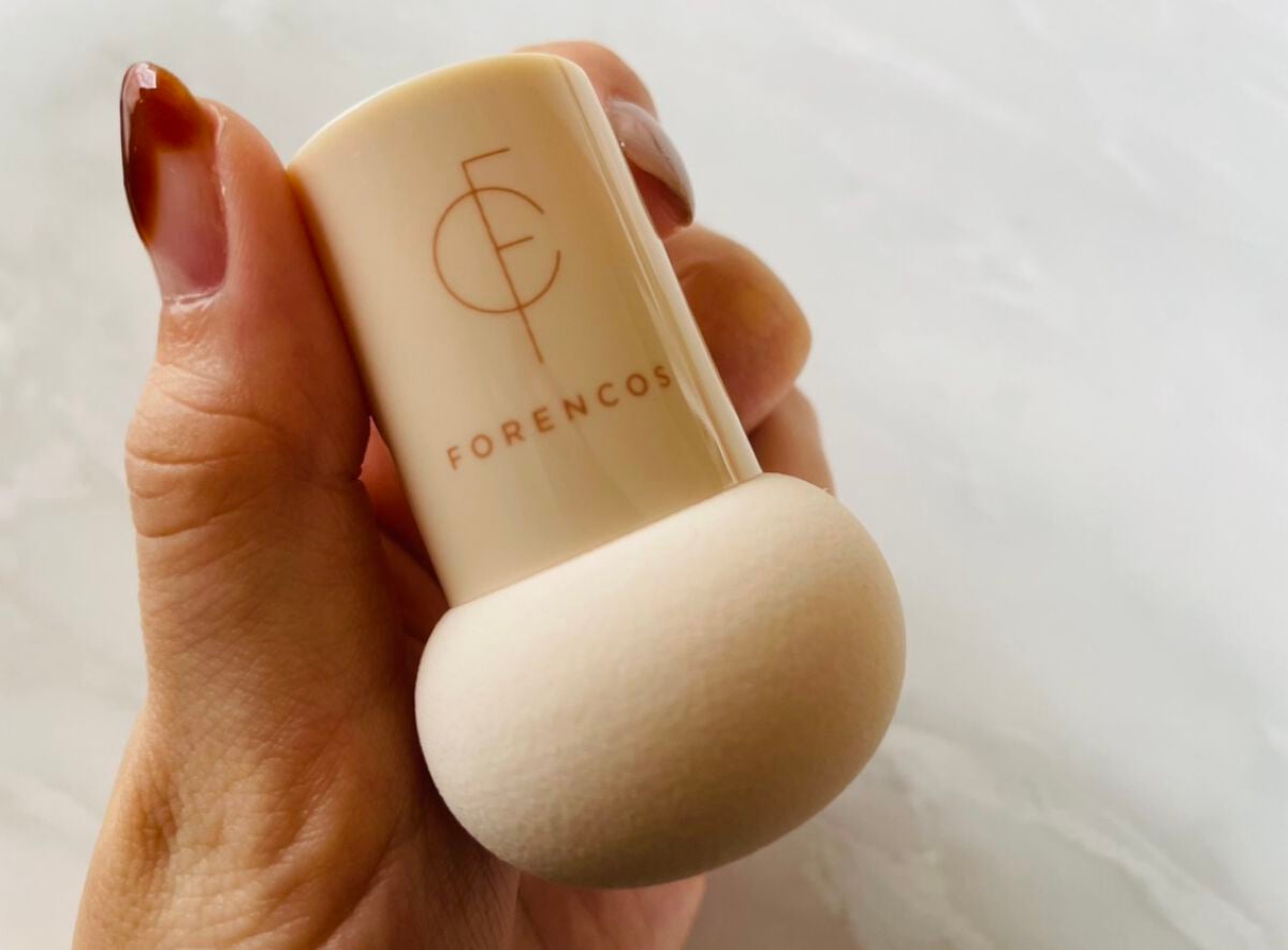 ベアブラッシャー パフ付き/フォレンコス/パウダーチークを使ったクチコミ(3枚目)