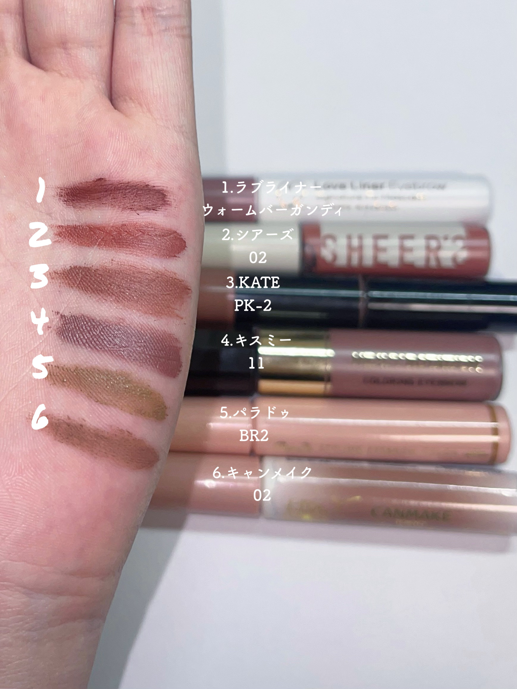 3DアイブロウカラーN/KATE/眉マスカラを使ったクチコミ（2枚目）