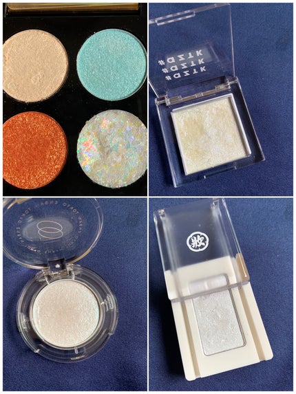 マルチグリッターカラー/ENBAN TOKYO/単色アイシャドウを使ったクチコミ(8枚目)