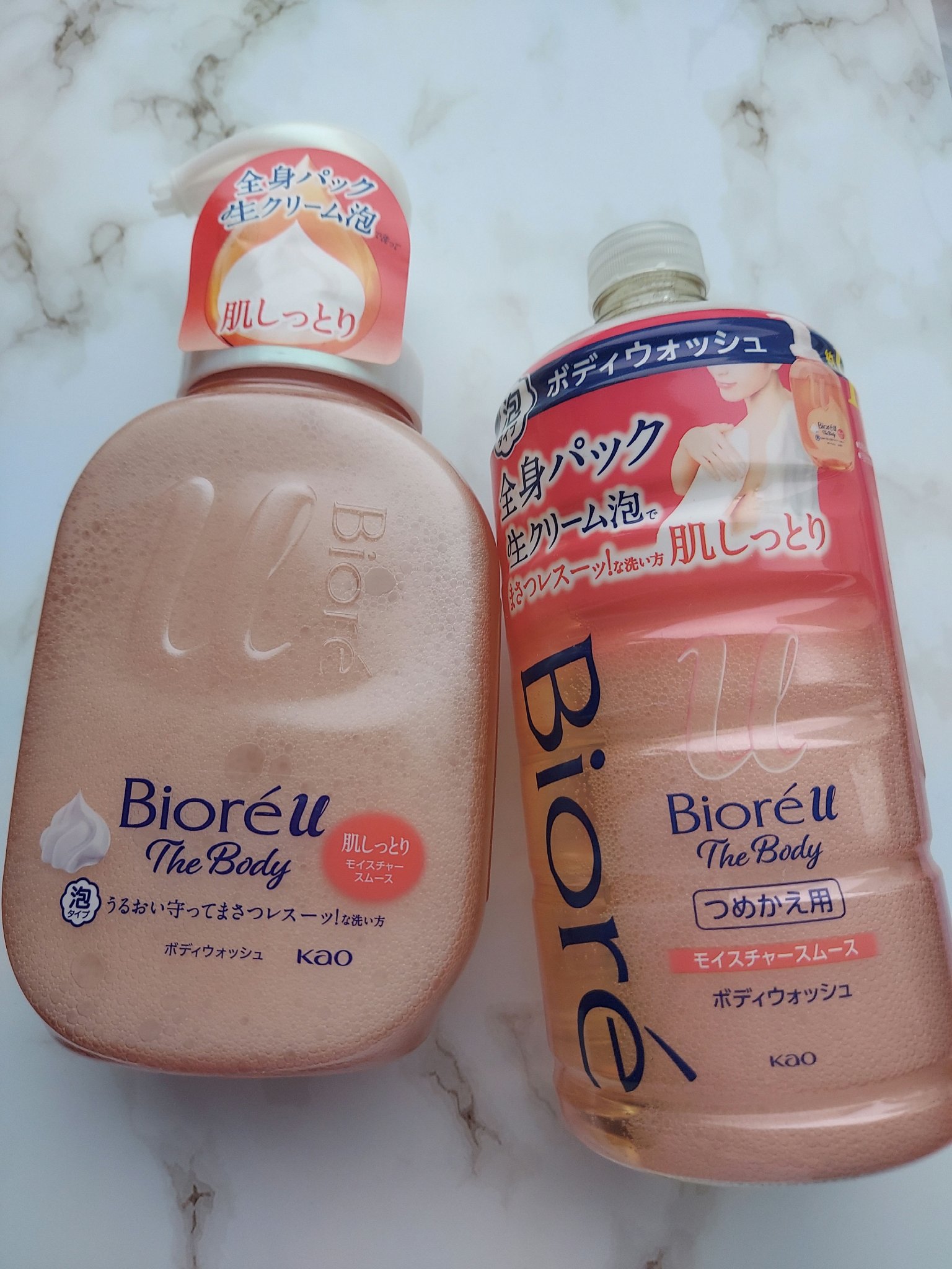 ビオレu ザ ボディ 泡タイプ モイスチャースムース 詰替 780ml/ビオレu/ボディソープを使ったクチコミ（1枚目）