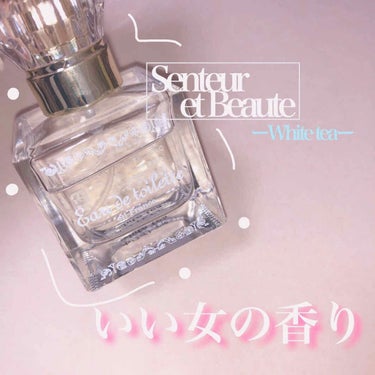 【商品紹介】
サンタール・エ・ボーテ
             Senteur et Beaute
　オードトワレ　(ホワイトティー)
             Eau de Toilette (Whi