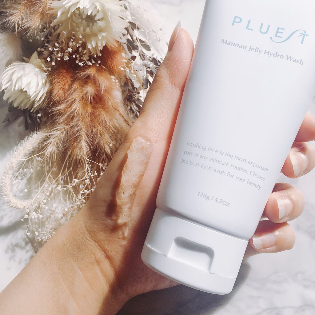 マンナンジェリーハイドロウォッシュ/PLUEST/洗顔料を使ったクチコミ（1枚目）
