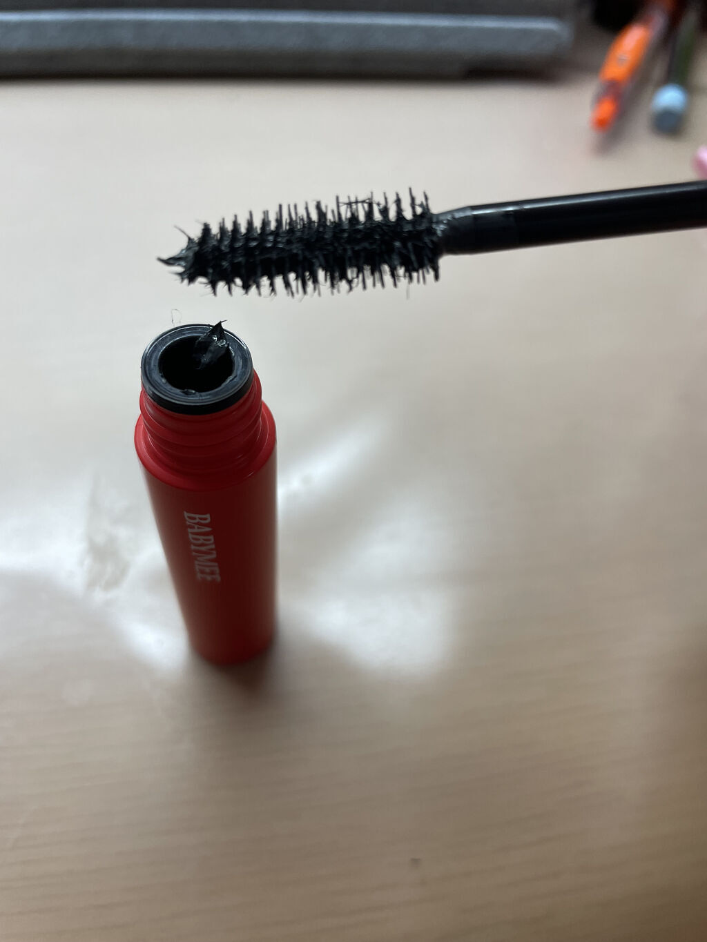 ニュアンスカラーマスカラ/BABYMEE/マスカラを使ったクチコミ（3枚目）