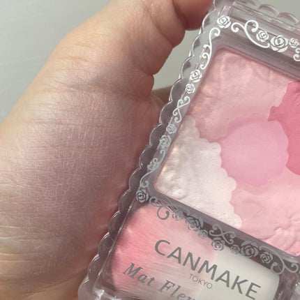 マットフルールチークス/キャンメイク/パウダーチークを使ったクチコミ(2枚目)