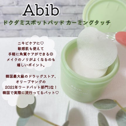 ドクダミカーミングタッチスポットパッド/Abib /トナーパッドを使ったクチコミ(1枚目)