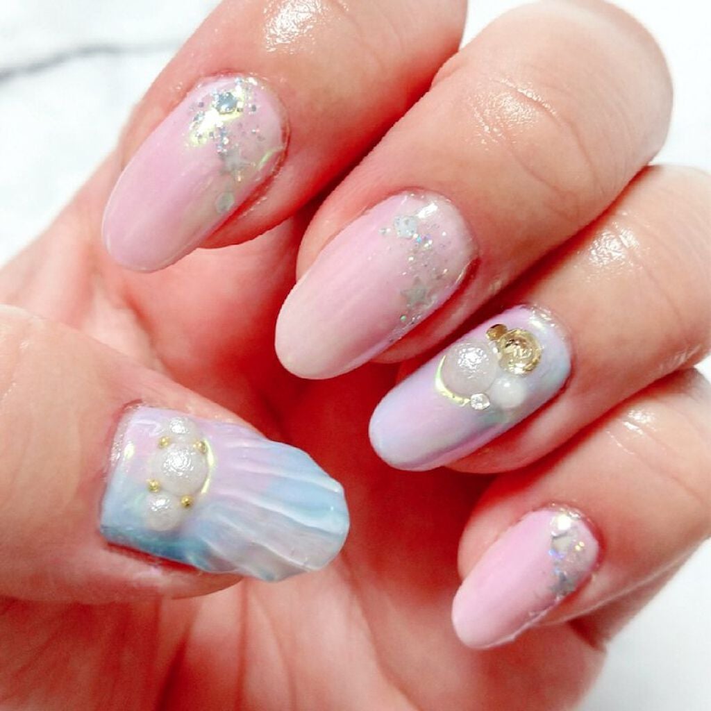 ジェルネイル(ライト対応)/セリア/ジェルネイルを使ったクチコミ(1枚目)