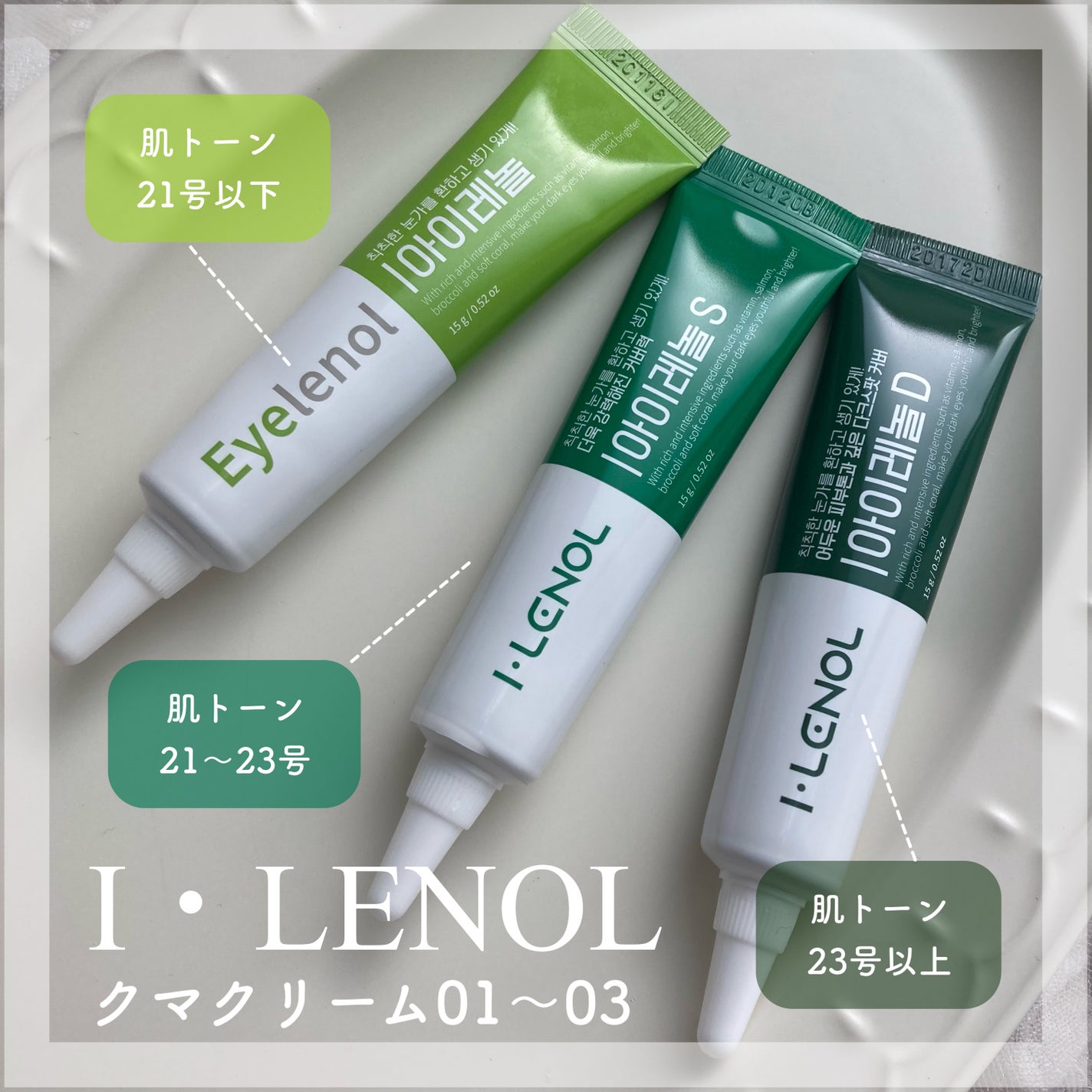 アイレノール クマクリーム/IRENOL/アイケア・アイクリームを使ったクチコミ(1枚目)