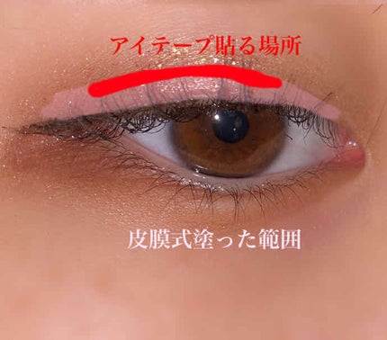 リアルダブルアイリッド/K-パレット/二重まぶた用アイテムを使ったクチコミ(3枚目)