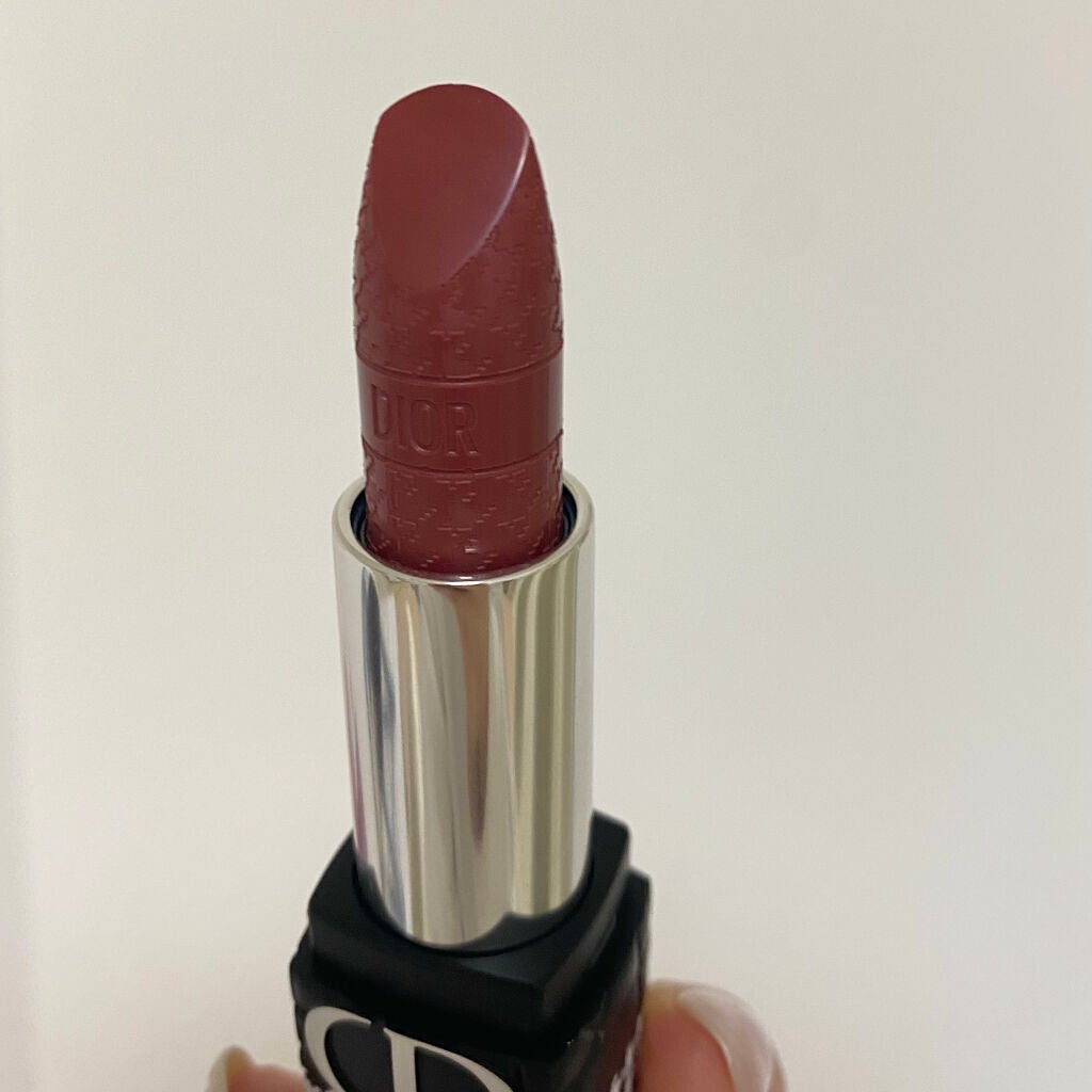 くまのみ on LIPS 「Dior千鳥格子柄リップルージュ ディオール バーム728ニュ..」(3枚目)