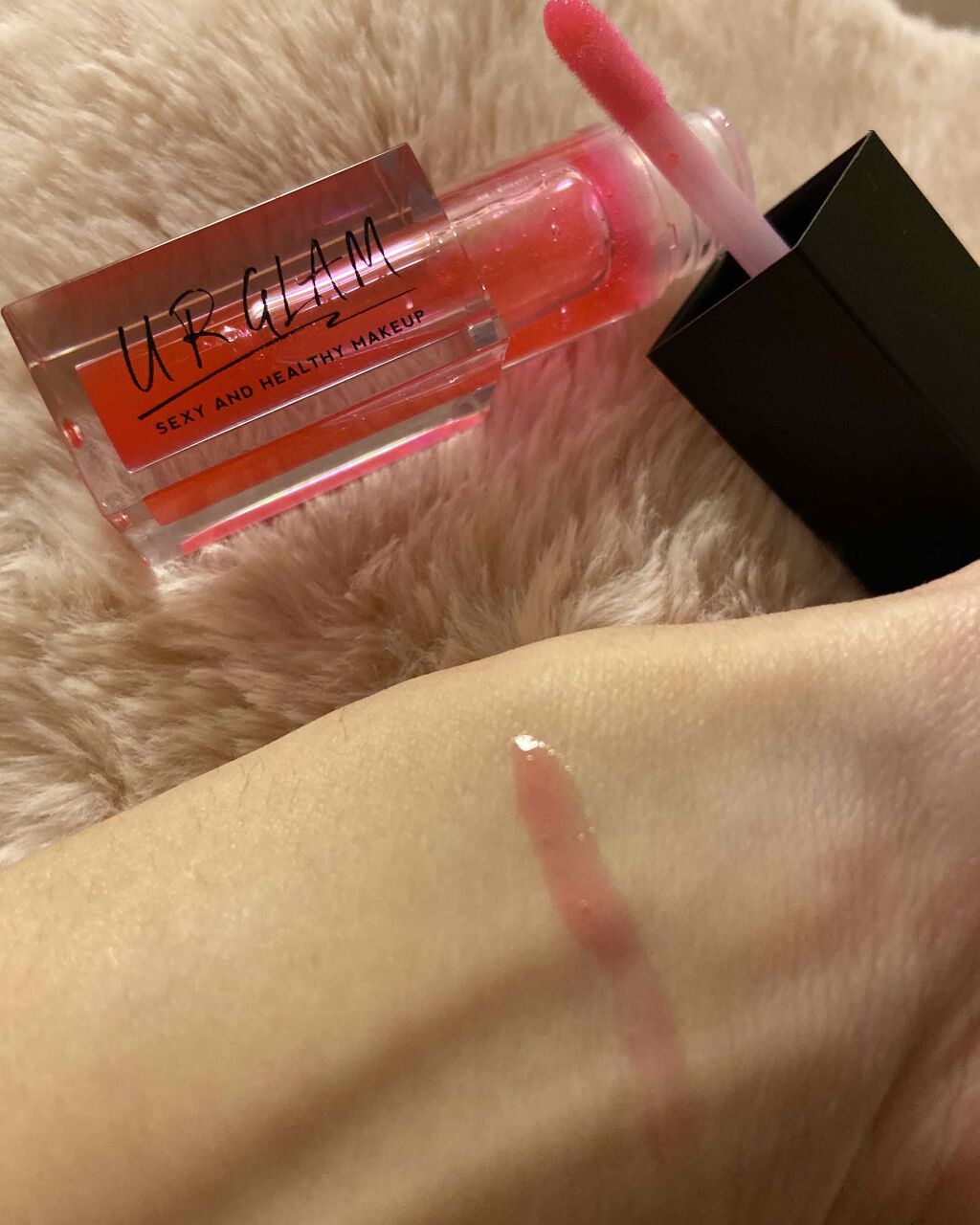 UR GLAM LIP OIL/U R GLAM/リップグロスを使ったクチコミ(1枚目)