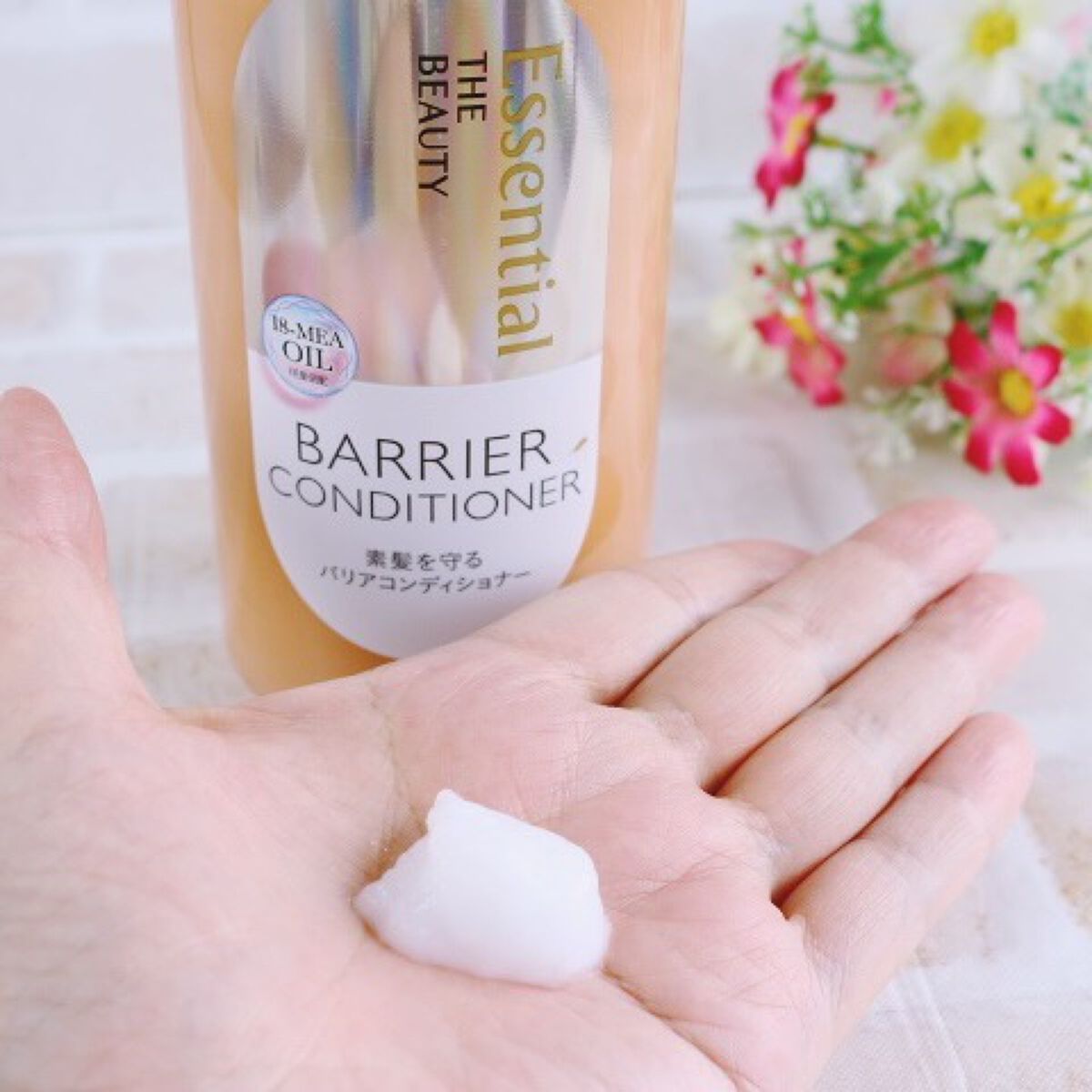 ザビューティ 髪のキメ美容素髪を守る バリアシャンプー/コンディショナー/エッセンシャル/シャンプー・コンディショナーを使ったクチコミ(3枚目)