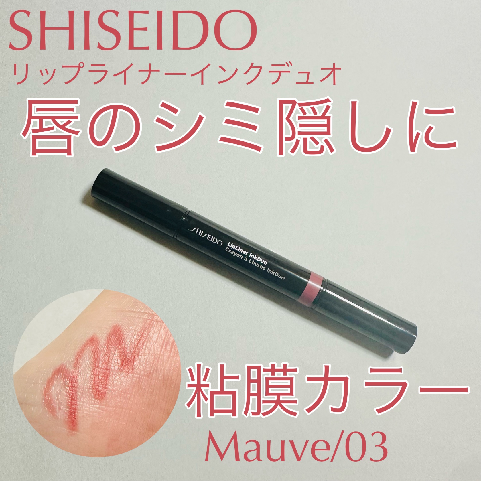 リップライナーインクデュオ/SHISEIDO/リップライナーを使ったクチコミ（1枚目）