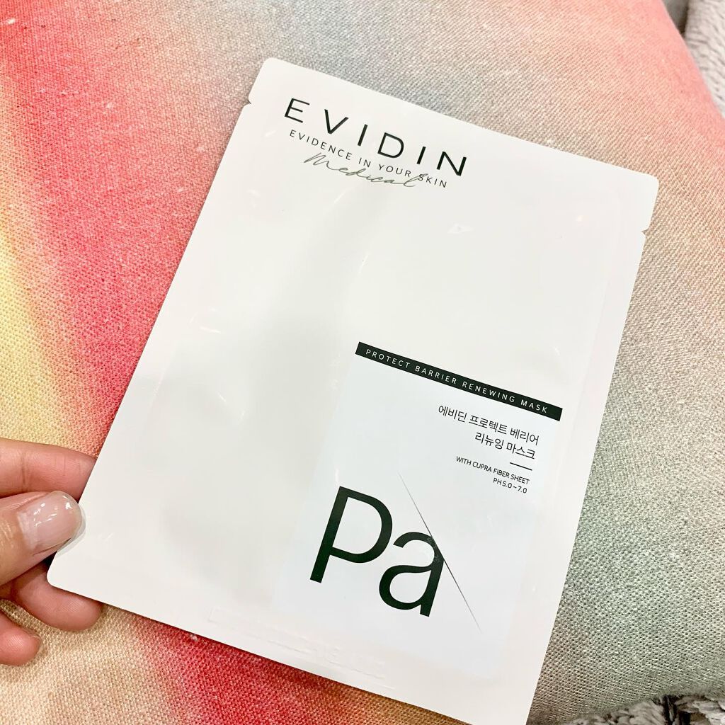 PROTECT BARRIER RENEWING MASK/EVIDIN/シートマスク・パックを使ったクチコミ(2枚目)
