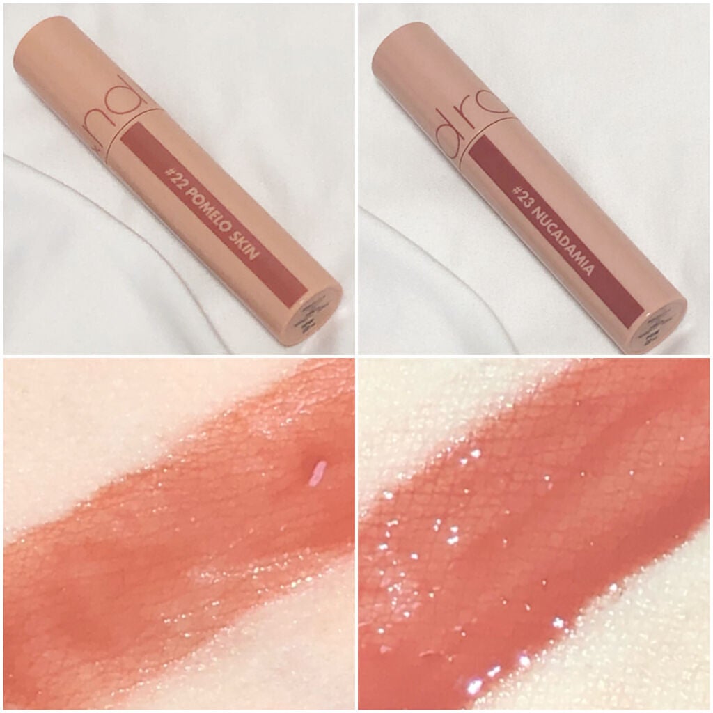 ジューシーラスティングティント/rom&nd/リップティントを使ったクチコミ(3枚目)