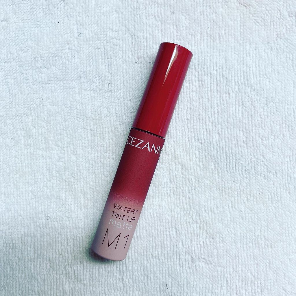ウォータリーティントリップ マット/CEZANNE/リップティントを使ったクチコミ（2枚目）