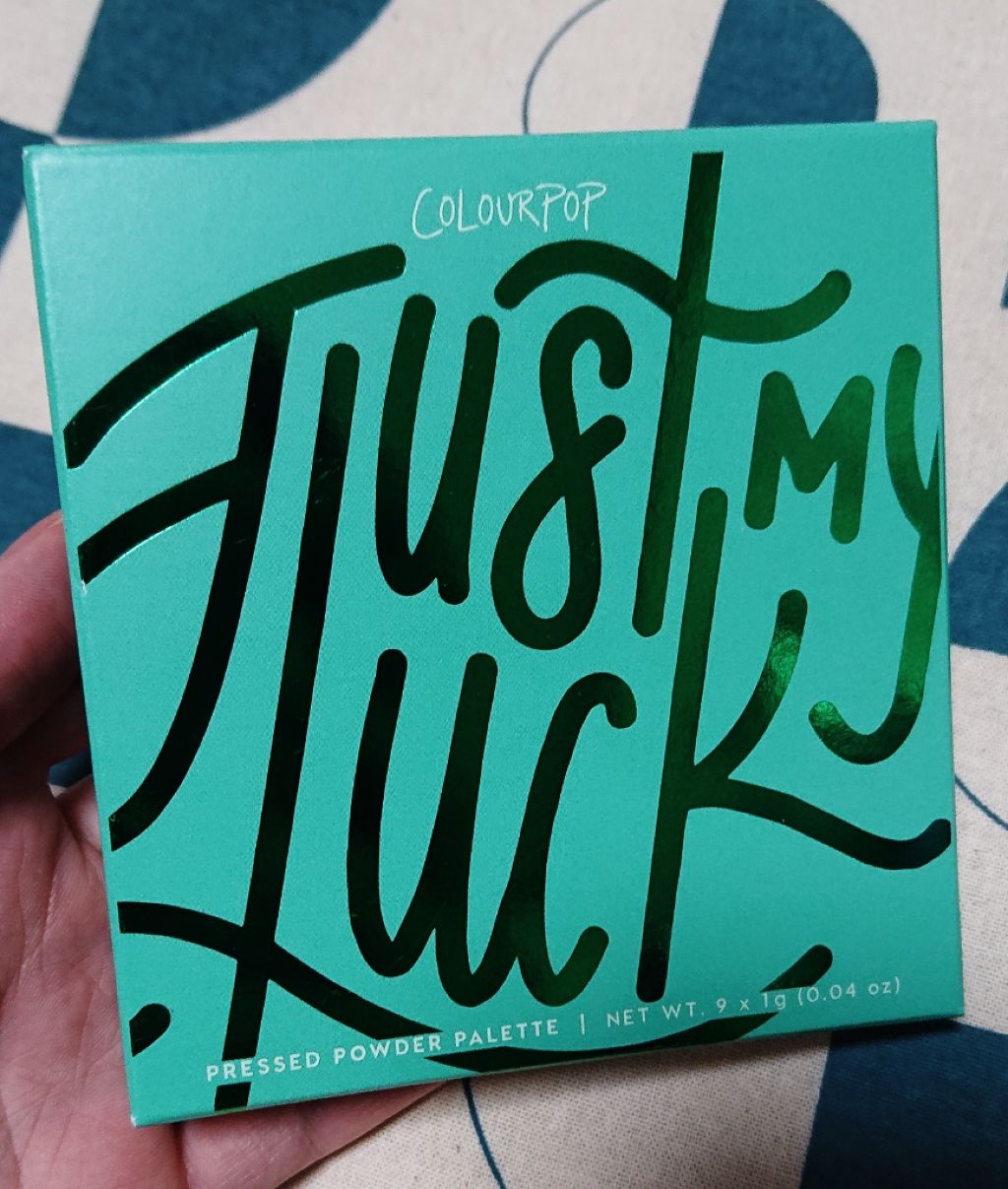 ジャスト マイ ラック グリーン アイシャドウ パレット/ColourPop/アイシャドウパレットを使ったクチコミ（1枚目）