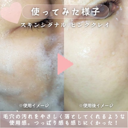 ピンククレイ酵素クレンザー/SKIN SIGNAL/洗顔パウダーを使ったクチコミ(5枚目)