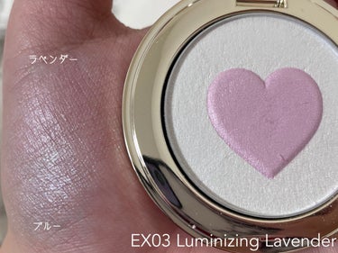 ブラッシング ハート EX03 Luminizing Lavender /SNIDEL BEAUTY/パウダーチークを使ったクチコミ（3枚目）