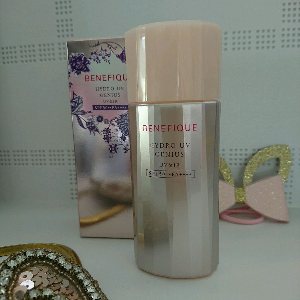 ハイドロＵＶジーニアス（ＵＶ＆ＩＲ）/BENEFIQUE/日焼け止めローションを使ったクチコミ（1枚目）