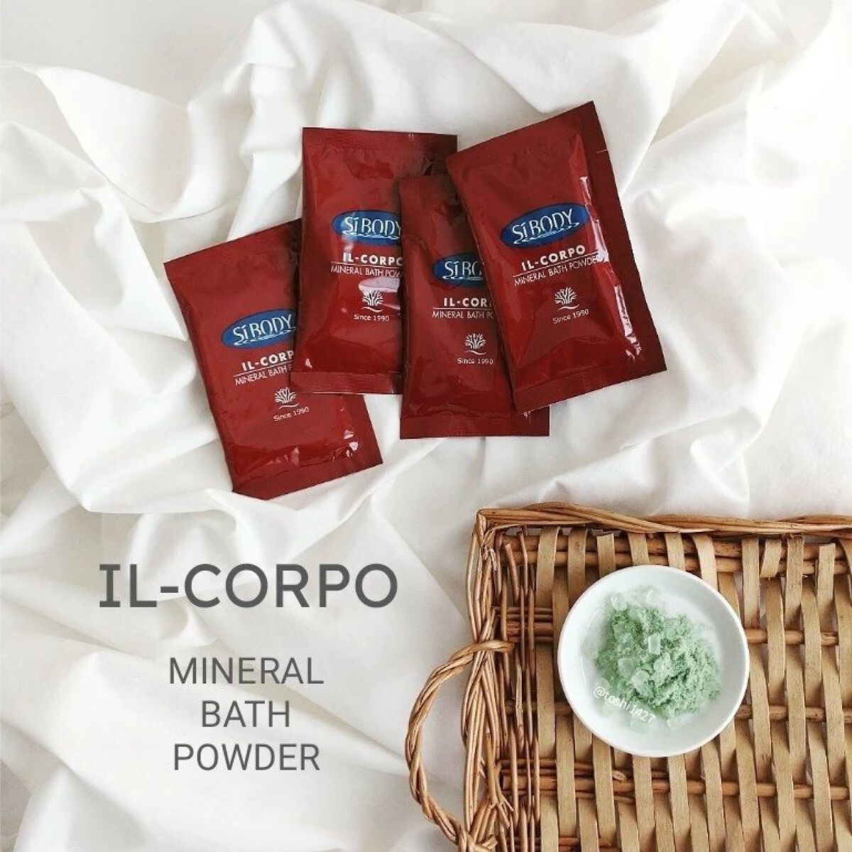 ミネラルバスパウダーオリジナル/イルコルポ/無機塩系入浴剤を使ったクチコミ（1枚目）