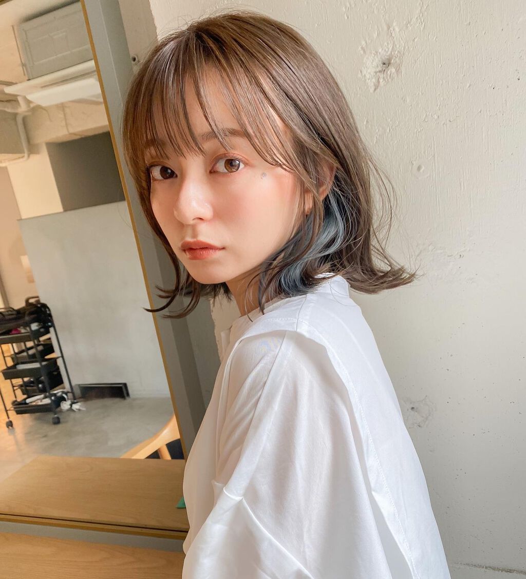 金子颯汰 on LIPS 「ボブでも長さがあって結べるボブが人気◎少し長めの肩上ボブ☺︎チ..」(1枚目)