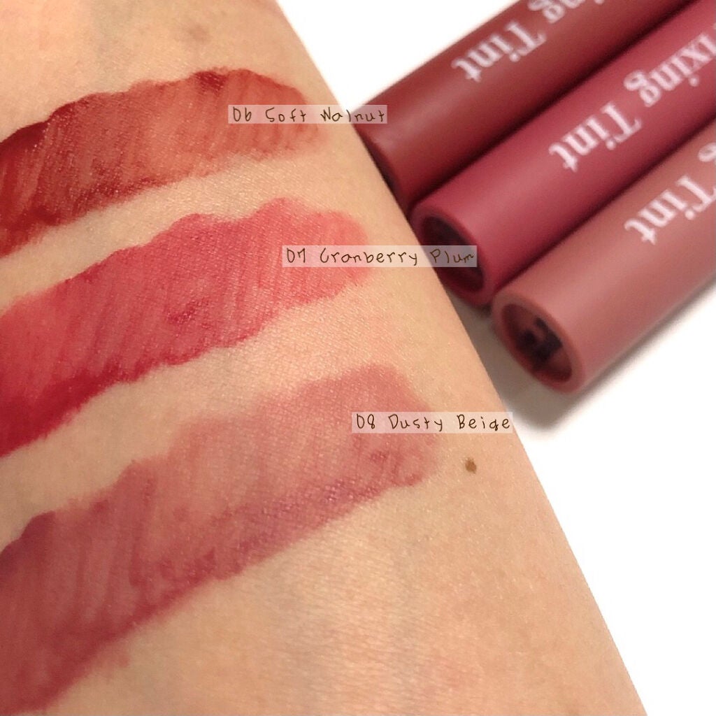 フィクシングティント/ETUDE/リップティントを使ったクチコミ(3枚目)