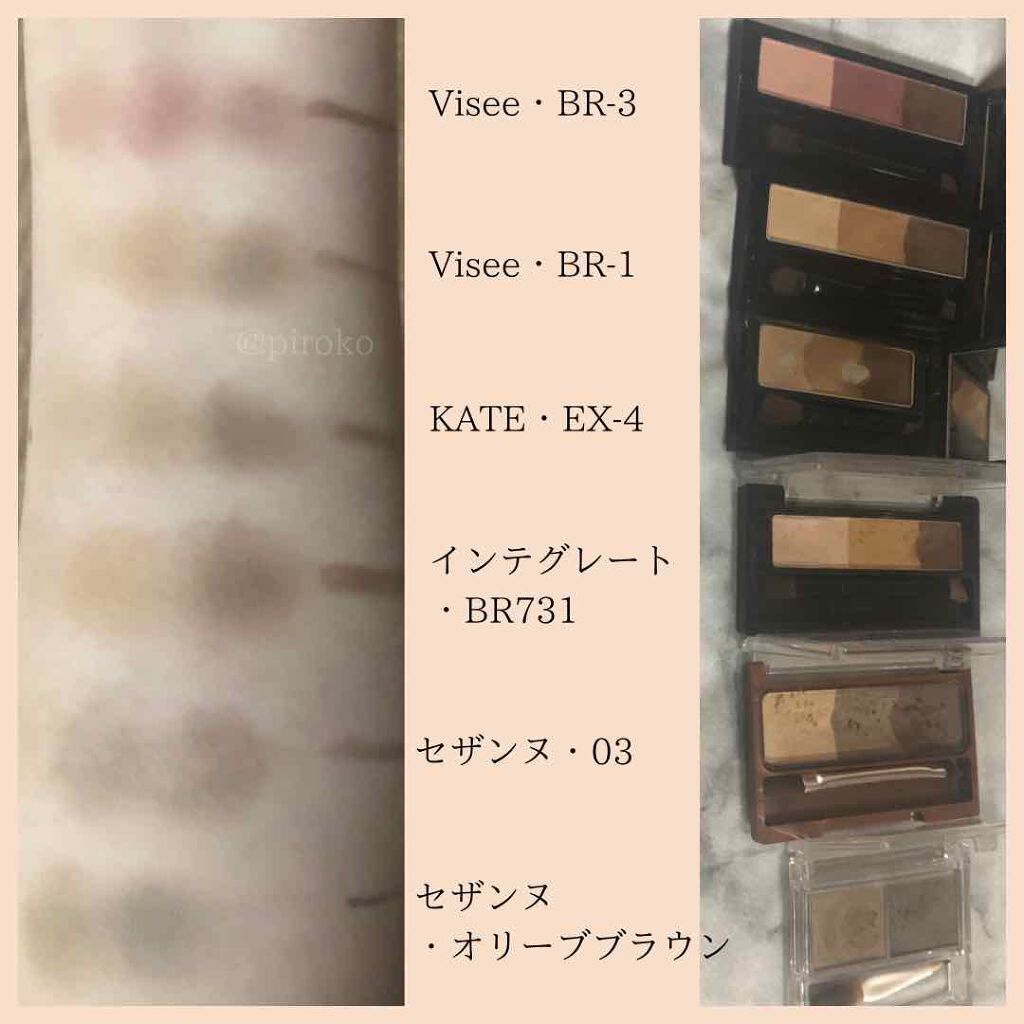 パウダーアイブロウR/CEZANNE/パウダーアイブロウを使ったクチコミ（2枚目）