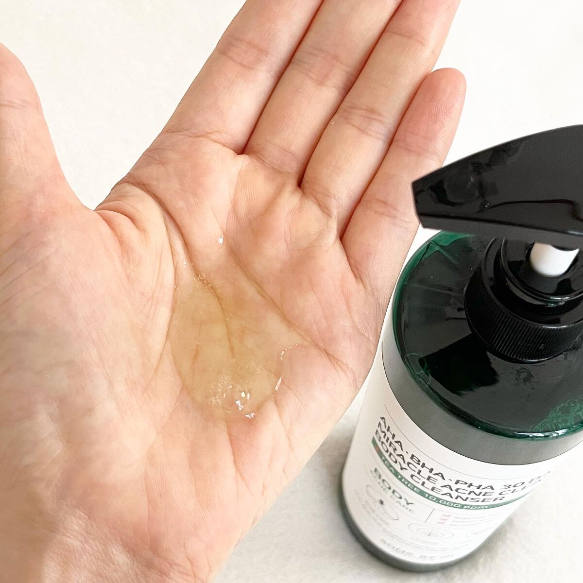 AHA.BHA.PHAミラクルカーミングボディローション /SOME BY MI/ボディローションを使ったクチコミ（2枚目）