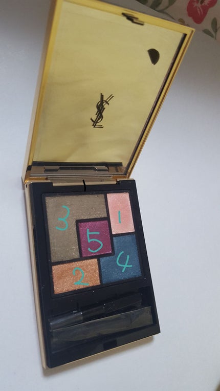 パレット スキャンダラスレトロ/YVES SAINT LAURENT BEAUTE/アイシャドウパレットを使ったクチコミ(2枚目)
