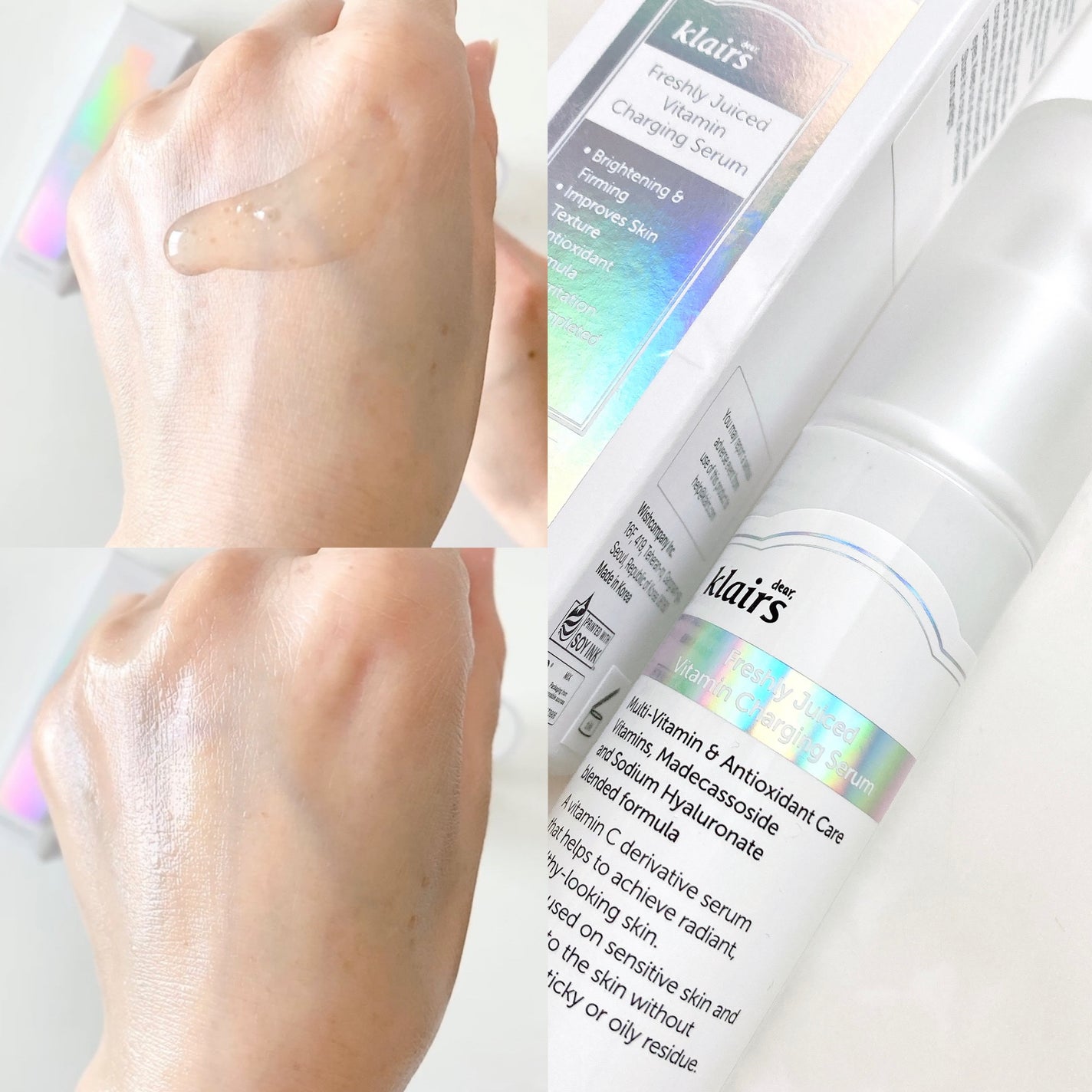 フレッシュリージュースドビタミンチャージングセラム(30ml)/Klairs/美容液を使ったクチコミ(3枚目)