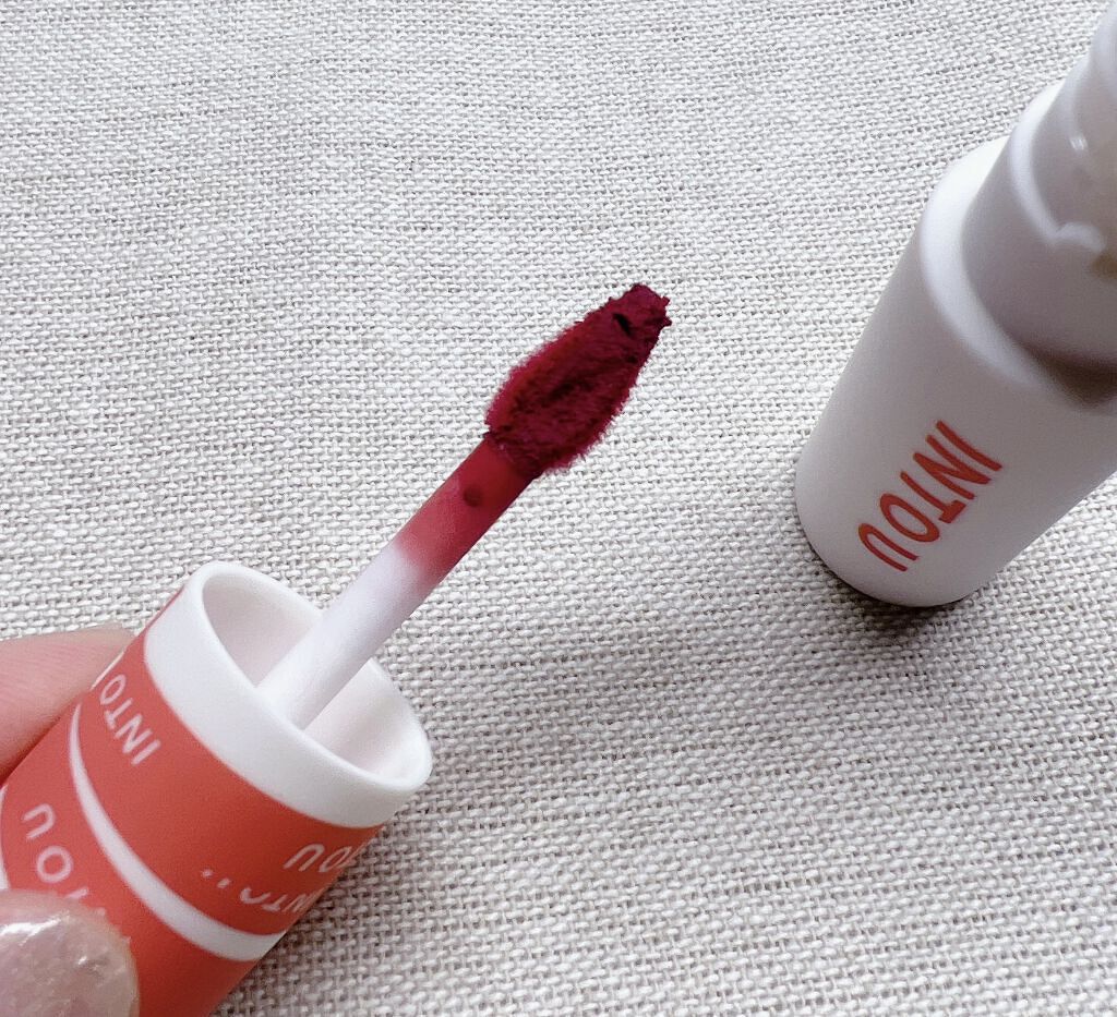 スーパーマットリップ＆チークマッド EM08 インフルエンサーモカ/INTO U/口紅を使ったクチコミ（2枚目）