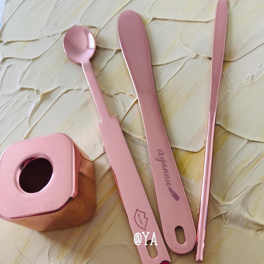 台座付きスパチュラ/あやんぬ/その他スキンケアグッズを使ったクチコミ（2枚目）