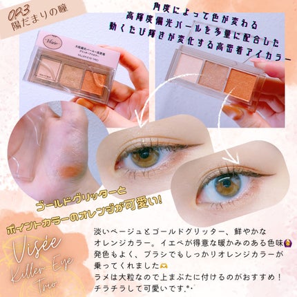キラー アイ トリオ/Visée/アイシャドウパレットを使ったクチコミ(1枚目)