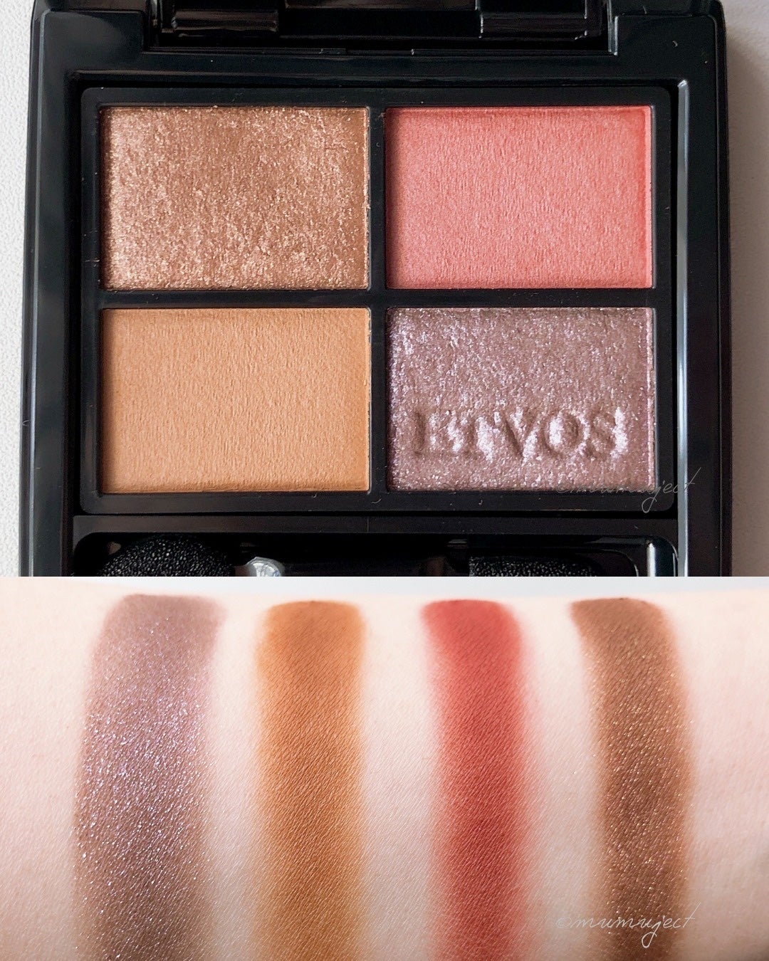 ミネラルクラッシィシャドー/エトヴォス/アイシャドウパレットを使ったクチコミ(4枚目)