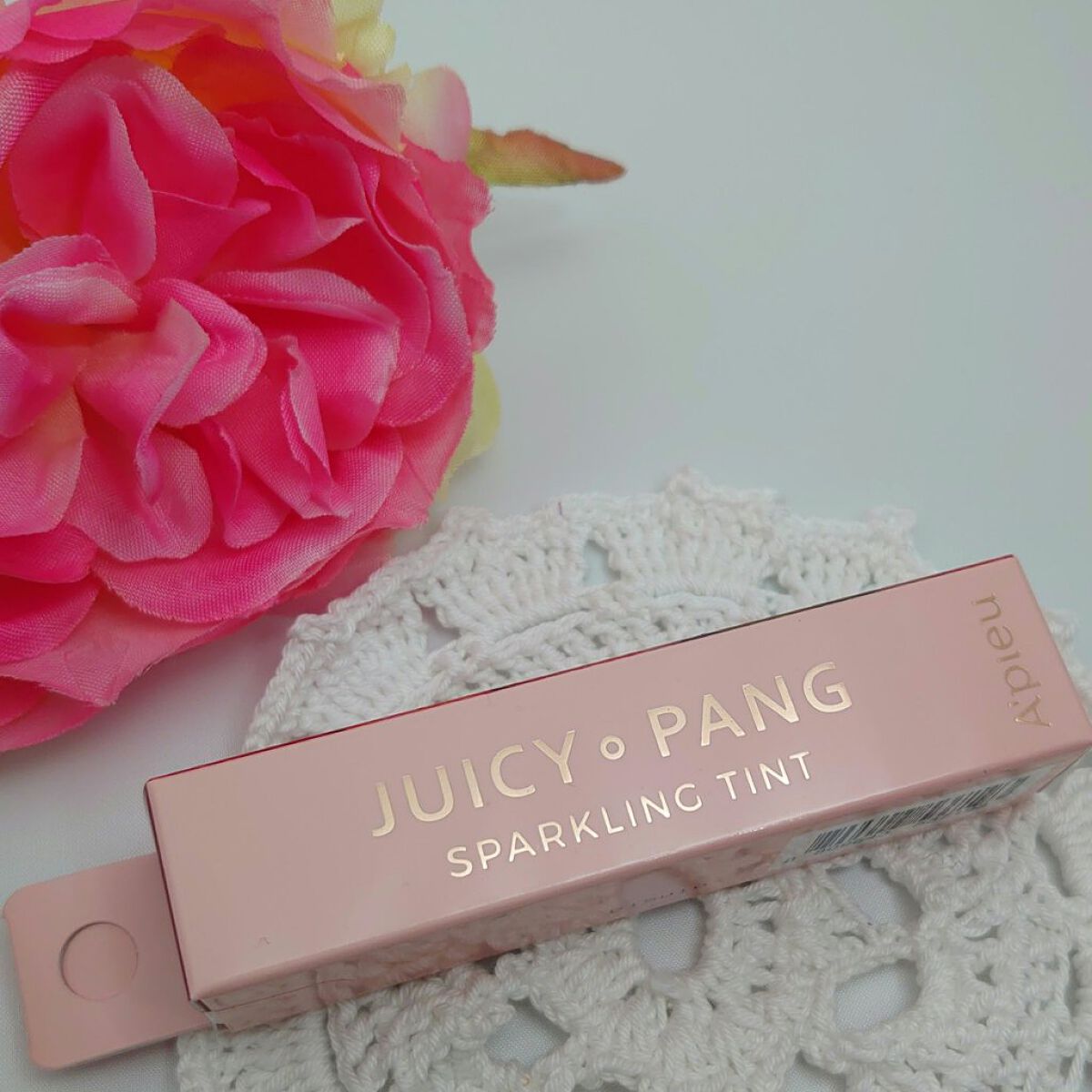 アピュー ジューシーパン スパークリングティント/A’pieu/口紅を使ったクチコミ（1枚目）