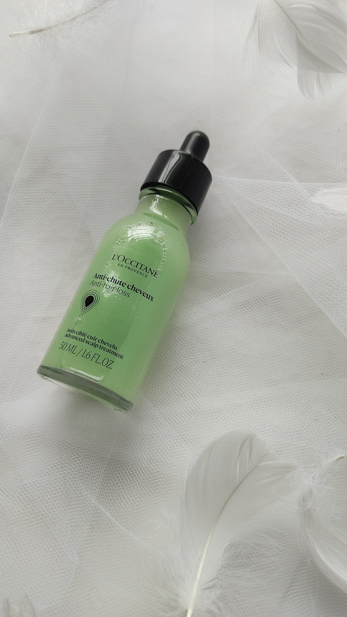 薬用 メディカル アンチヘアロスセラム/L'OCCITANE/頭皮ローションを使ったクチコミ(2枚目)