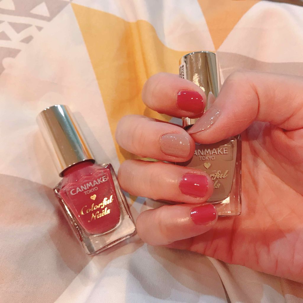 カラフルネイルズ/キャンメイク/マニキュアを使ったクチコミ（1枚目）