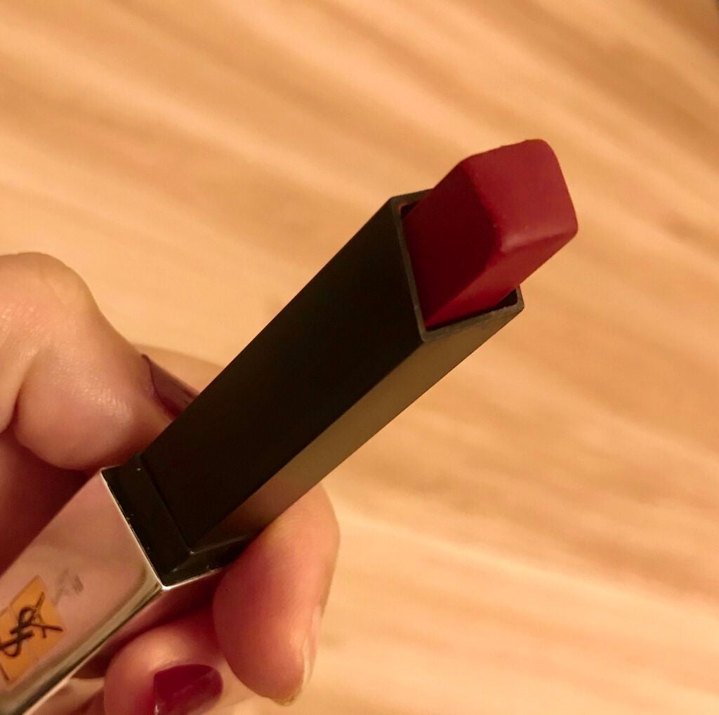 ルージュピュールクチュール ザ スリム シアーマット/YVES SAINT LAURENT BEAUTE/口紅を使ったクチコミ(2枚目)