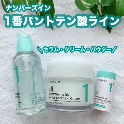 1番 塗るパントテン酸スージングクリーム/numbuzin/フェイスクリームを使ったクチコミ(1枚目)