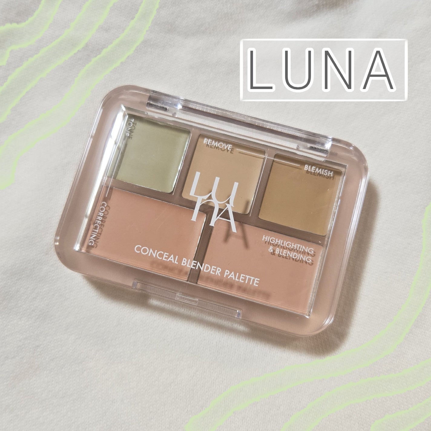 コンシールブレンダーパレット/LUNA/パレットコンシーラーを使ったクチコミ(1枚目)