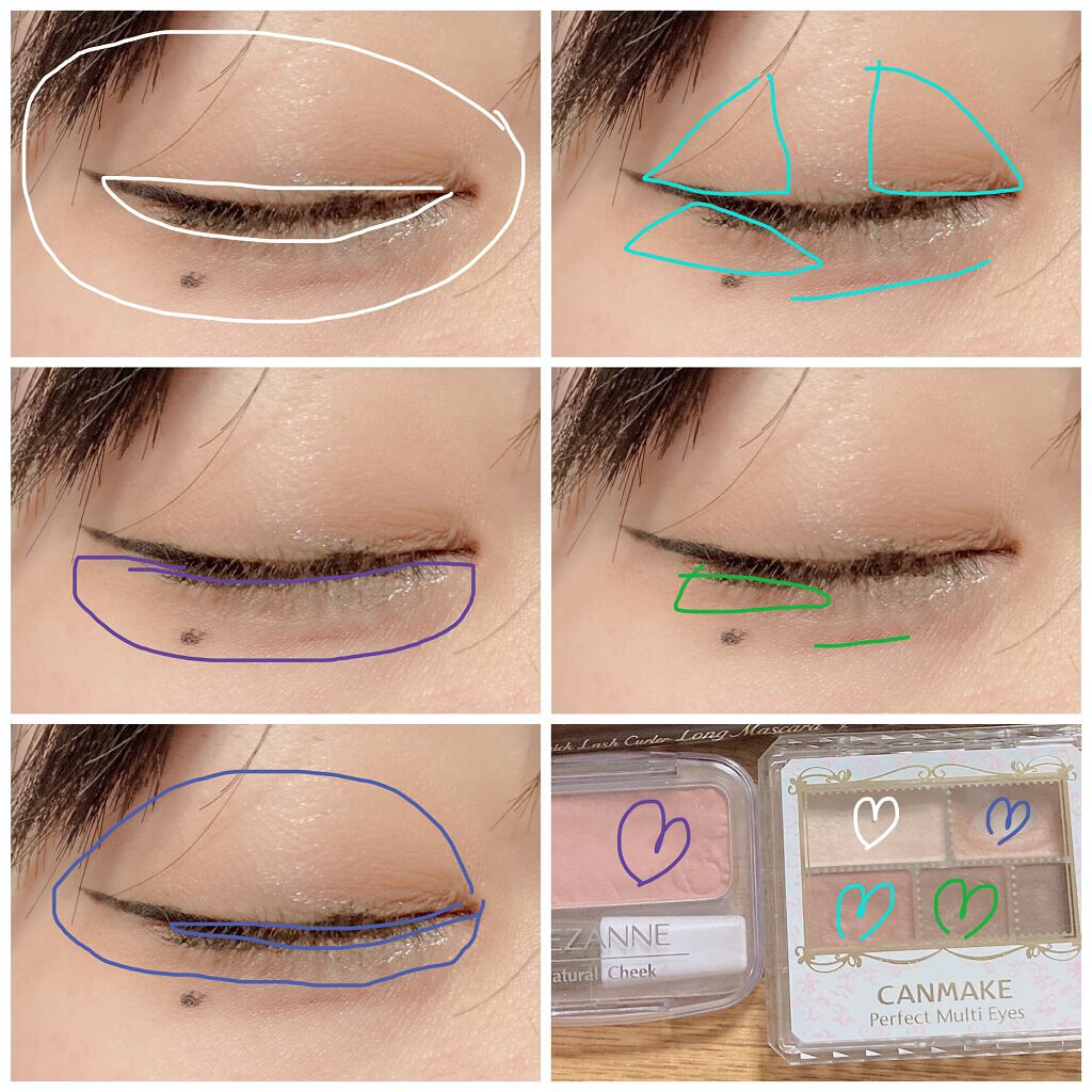 描くふたえアイライナー/CEZANNE/リキッドアイライナーを使ったクチコミ（2枚目）