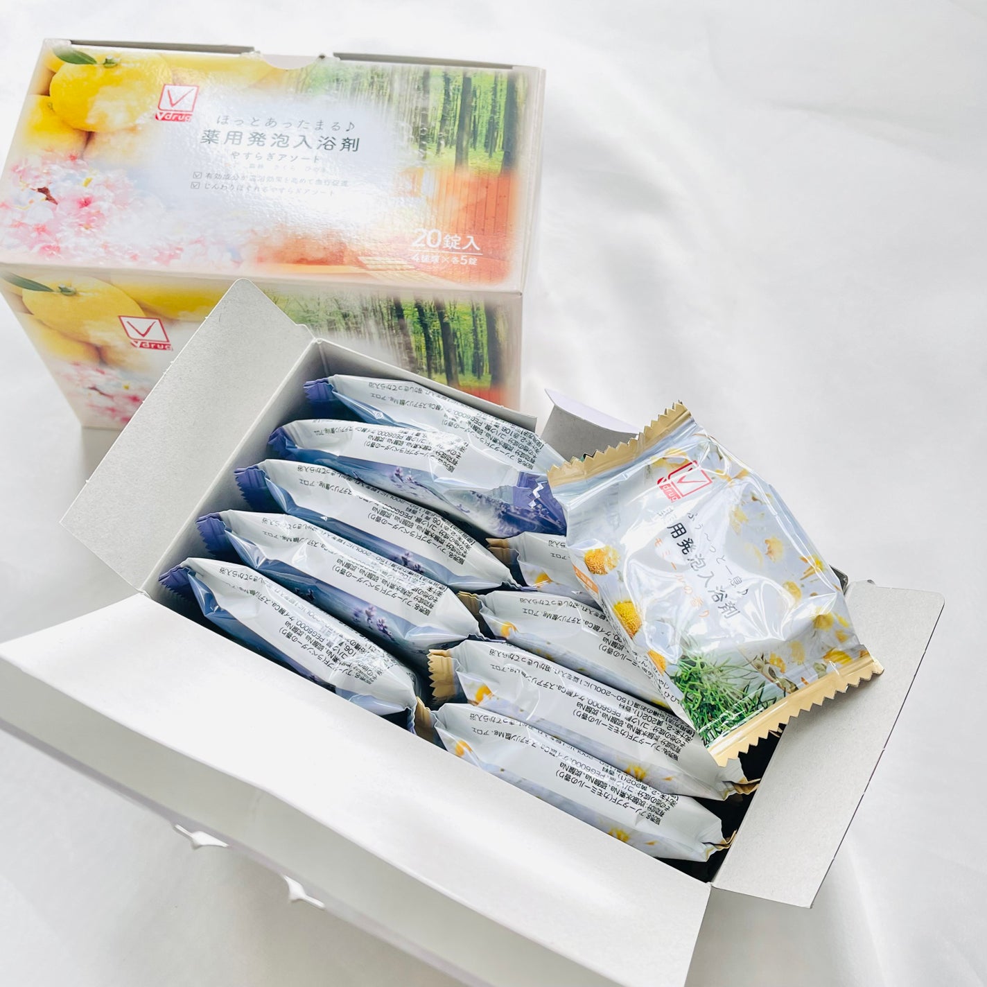 りぃさんのコスメ日記💄 on LIPS 「Vドラッグのオリジナルブランドの薬用発泡入浴剤✨有効成分が温浴..」(4枚目)